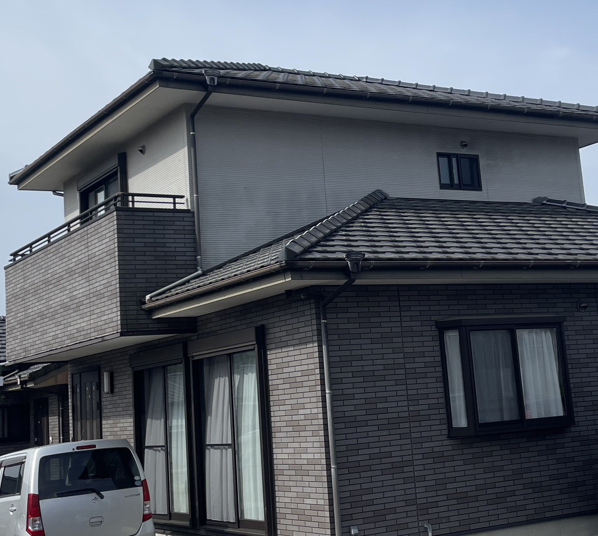 【新城市長篠】S様邸 外壁塗装工事　雨樋取り替え工事